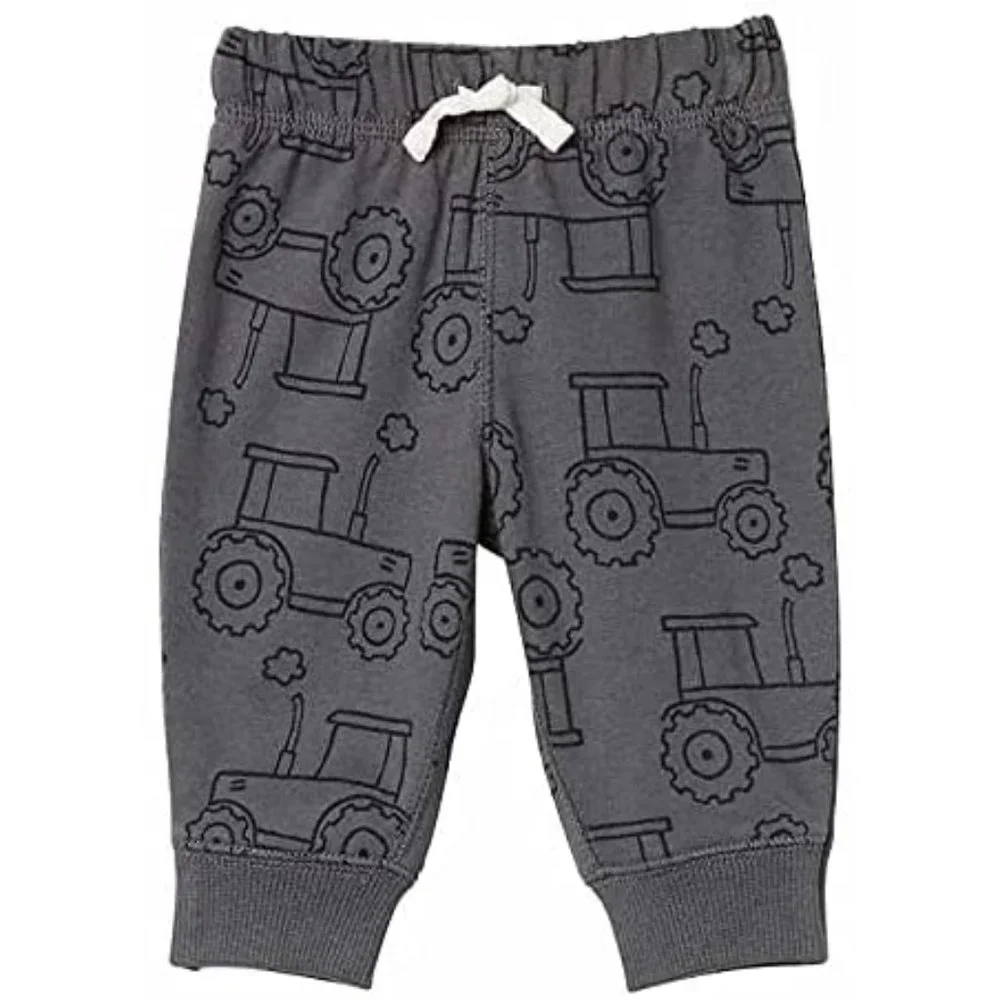 New Carter's Kids Boys 4 Piece Set - Tractor Print - 12 Months